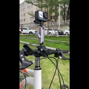 360° Aluminium Alloy Motorcycle Handlebar Mount Bicycle Frames for GoPro Hero 13 12 11 10 Insta360 Dji Osmo Action Camer