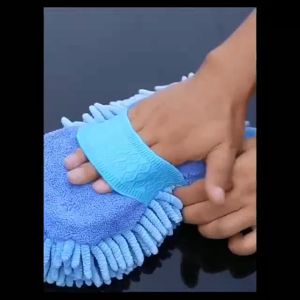 Car Wash Sponge Coral Kind Chenille Microfiber Scrub Soft Anti Scratches Hand Grip Detailing SPAN CUCI BASUH KERETA