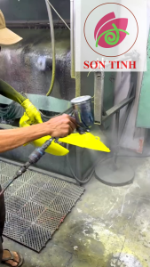 Sơn xe máy HYPER màu vàng chanh camay 1K Honda SHI 2009 (Code: H-102) sơn thơm công nghiệp