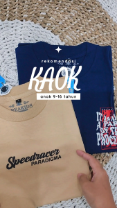 KAOS ANAK TANGGUNG USIA 8 SAMPAI 16 TAHUN BAHAN KATUN COMBAD 30S GAMBAR TERKINI SABLON PLASTISOL KAOS ANAK JUNIOR KAOS ANAK SD SMP