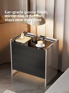Modern Multi-functional Bedside Cabinet Safe Storage