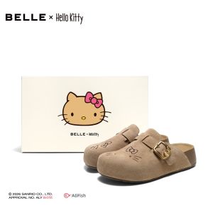 Belle | Buckle Thick-soled Slip-on Clogs
