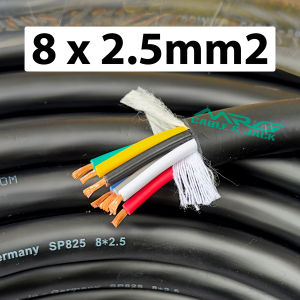 Dây Loa 8x2.5 và 8x1.5 dây 8 lõi đồng kết nối tín hiệu loa.