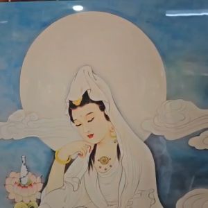 Tranh sơn mài Phật Bà Quan Thế Âm Bồ Tát