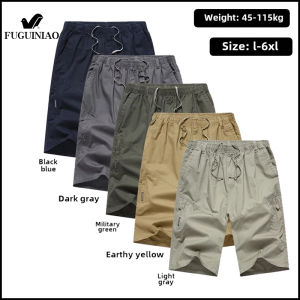 FUGUINIAO Plain Shorts for Men Justable Strap Buckle Below The Knee Original Garter Short Casual Pants