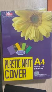 XẤP 50 TỜ - Bìa kiếng sần mờ Pgrand ĐỘ DÀY 04mm 055mm dùng đóng sách A4 Plastic cover