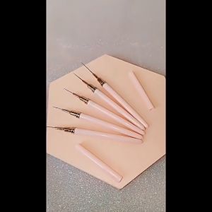5in1 Manicure Liner Art Pen Brush 5size in 1 Flower Painting 小红书爆款超细拉线笔 睫毛眼线笔美甲店专用三合一 (5支不同尺寸）