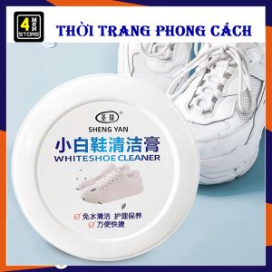 Kem Lau Chùi Đa Năng - Sáp vệ sinh giày da ba lô túi xách Sheng Yan Kèm Mút - không cần nước / Sáp Lau Giày Tẩy Sạch Vết Bẩn