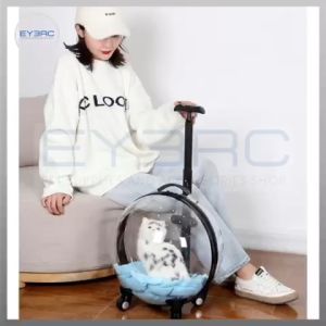 Pet Transparent Capsule with Silent Wheels