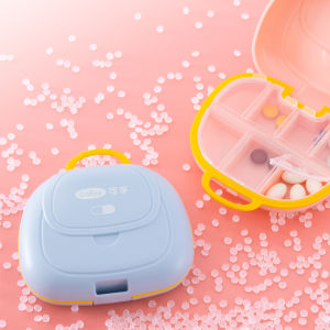 Cofoe Pill Cutter Box Organizer 7 Days Pill Case Tablet Splitter / Medicine Separator Travel Pill Storage Container Drug Dispenser