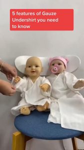 Suzuran Baby Gauze Long Undershirt 2 pcs