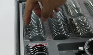 Trial lens set SPH 12 Cyl 4 Alat Periksa Mata Optik Trail Lens Aluminium Case Premium High Quality