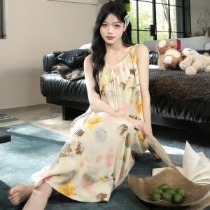 HUAYASEN | Plus Size Comfortable Cotton Long Dress for Home Wear and Outing