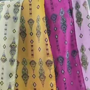 Tudung Indian Style Printed Bride Shawl R Print Womens Long Scarf Chiffon India Belly Dance Shawl Muslim Bawal Hijab 150 cm x 50 cm