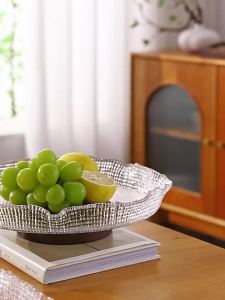 YINXIANG80YIGUAN | Modern Luxury Clear Fruit Bowl