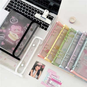 A5 Dual Locking Loose-leaf Fan Photo and Card Holder