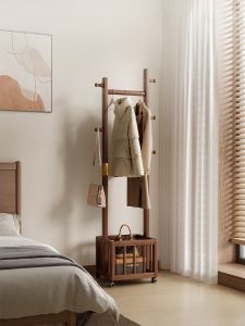 ZHUSHANXIA | Space-saving Mobile Coat Rack for Home