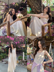Mixd | Đầm Hót Hàn Quốc Mới Mùa Hè Dễ Thương Không Tay Hoa Văn