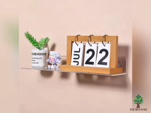 Acrylic Rak Buku Dinding / Wall Book Shelf EC