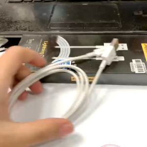 Dây sạc Pisen chân cắm L Anti-breaking DM-AL01-1000 Hàng chính hãng