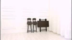 Foldable Round Table Set Folding Dining Table Chair Indoor Outdoor Table Meja Lipat Meja Makan折疊桌