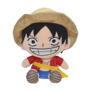 Bandai | Original 25cm One Piece Plush Toy Luffy Tony Tony Chopper Ace Roronoa Zoro Cartoon Anime Stuffed Doll Gifts