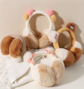 JIFANPAUL | Adorable Plush Warm Thick Earmuffs