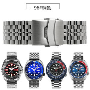 สายนาฬิกาเหมาะสำหรับ Seiko สายนาฬิกาสแตนเลสสตีล Seiko เบอร์5/Submariner/กระป๋องดำน้ำ/ซีรีส์หอยเป๋าฮื้อ