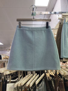 High Waist Thickened Woolen Short Skirt A-Line Half Body Skirts Anti-Light Walking Korean Style Simple Slimming Wrap around Skirts