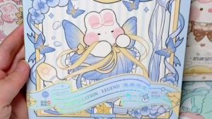 🇲🇾[Malaysia]奶油兔Ready Stock Cream Rabbit Journal Planner Cream Rabbit Square Diary Notebook Journal Schedule Book Binder Girl Heart Diary Book 2024 Diary Planner Book Cute Rabbit