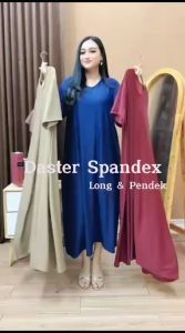 Daster Jumbo Ld 122 | Daster Polos Jumbo | Daster Spandex Long / Pendek