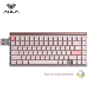 AULA | Bàn Phím Cơ AULA HERO75 HE RGB Không Dây Ba Chế Độ Với Công Tắc Từ Tính Kích Hoạt Nhanh 8K Return Dành Cho PC Laptop Esports Gamer