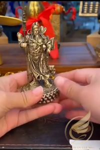 Decor Mini Tượng Nhỏ Quan Công Uy Dũng Cưỡi Xích Thố Tượng Quan Vũ Trang Trí Bằng Đồng Thau - Đồ Đồng Thuận Tâm