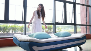 เตียงโซฟา โซฟาพับ เตียงโซฟาทูอินวัน เตียงโซฟาพับได้ นอนได้ โซฟาปรับเปลี่ยนได้สำหรับห้องนั่งเล่น เตียงนอนโซฟาพับอเนกประสงค์ พื้นผิวผ้า นุ่มและสบาย ดีไซน์มินิมอลทันสมัยพร้อมโครงไม้แข็งแรง ที่นอน เด็ก โซฟา ทึ่นั่ง สนาม เบต barcelona couch indoor sofas