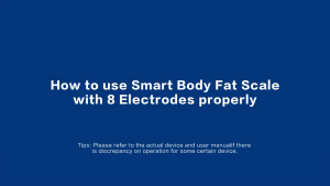 CAMRY Timbangan Badan Smart iF2825A – 8 Elektroda Dual-Frequency Akurasi Tinggi Kapasitas 180KG