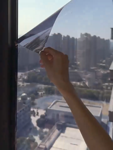 【Free tools】Ceramic Nano IR Window Film One Way Mirror Window Film Blocks 99% of UV rays 2M UV-proof Heat-proof Car Light Filtering Film Window Tint Film Privacy Film Tint Blackout Stickers Glass Sticker for Home and Office 2 meters long