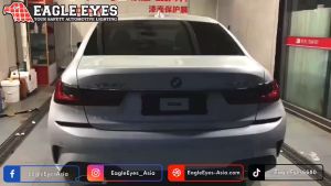 BMW G20 LOCK & UNLOCK 2018-2021 LED WELCOME LIGHT GARNISH LAMP TAILLIGHT (CHROME HOUSING)