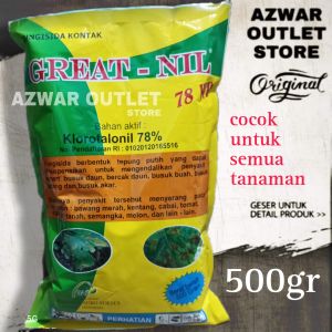 FUNGISIDA GREAT NIL 500gr | atasi penyakit busuk daun busuk buah pada tanaman