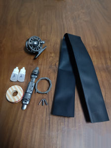 round Full Metal Fishing Reel with Drag Ice Fishing Wheel Interchangeable Left Right Hand Lightweight Spinning Fly Fishing Reel