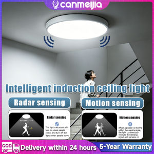 CANMEIJIA Radar Led Ceiling Lights with Motion Sensor 12W 18W Smart PIR Motion Sensor Ceiling Lamps for indoor LIghting Stair Corridor