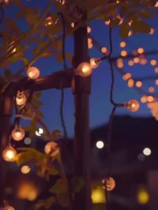 Đèn Dây Năng Lượng Mặt Trời Hình Cầu Pha Lê Trang Trí Ngoài Trời Chống Nước Cho Vườn Cây Tiệc Cưới Giáng Sinh Phòng Lễ Hội