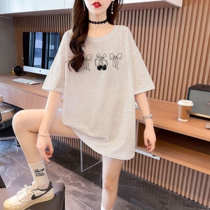 Korean Style Chic Chic Young Womens Shoulder Short-Sleeved T-shirt Summer 2024 New Arrival Simple All-Match Tops