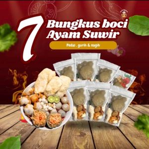 PAKET  7 BUNGKUS BASO ACI JUMBO ISI AYAM SUWIR BEST SELLER TERMURAH
