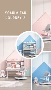 yoshimitsu journey 2 meja kursi belajar anak ergonomis adjustable desk PAKET ERGONOMIC KIDS CHILD GAMBAR MEJA KURSI ANAK