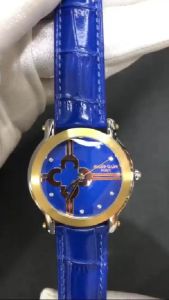 Marie Claire Women Leather Strap Watch Blue MCPFR1415-01A