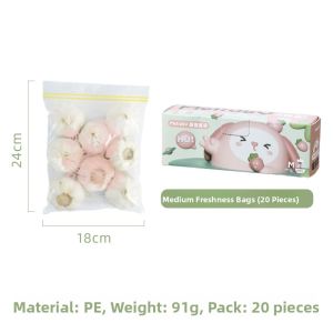 CAROTE | Food Grade Sealed Storage Bags for Kitchen and Refrigerator