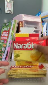 Camilan Makanan Ringan Snack Narabis Puff Crips 63 Gr Varian Dark Chocolate Coconut Latte Butter