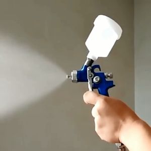 Taffware Professional Spray Gun Nozzle HVLP Airbrush Semprotan Cat Tabung Atas