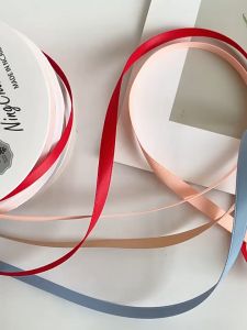 Pita Satin Motif Kado Buket Bunga dekorasi Flower Bouquet Ribbon Import Premium PT02