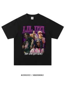 เสื้อยืดคอกลมแขนสั้นผ้าฝ้ายแท้สไตล์ฮิปฮอปสำหรับฤดูร้อน ทรงหลวม แฟชั่นลำลอง เสื้อผ้าทำงาน สำหรับผู้ชายและผู้หญิง